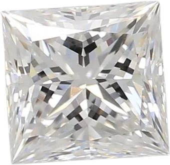 0.71 Carat E VVS2 Princess Lab Diamond