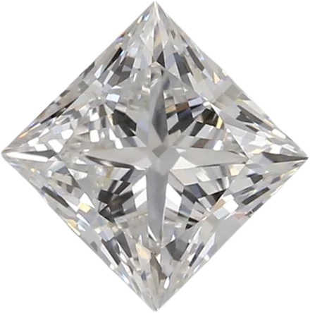 0.73 Carat E VVS2 Princess Lab Diamond