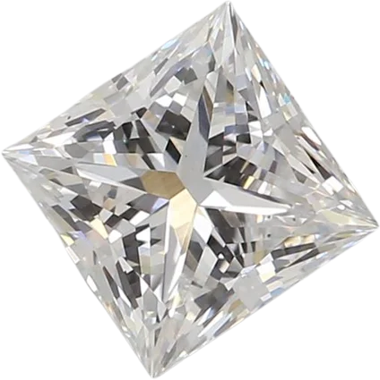 0.79 Carat E VS1 Princess Lab Diamond