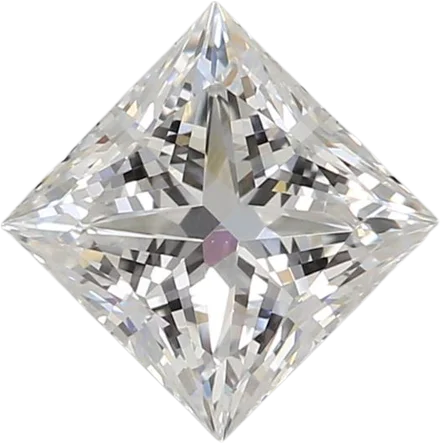 0.79 Carat E VVS2 Princess Lab Diamond