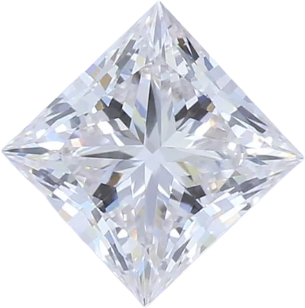 0.87 Carat H VVS1 Princess Lab Diamond