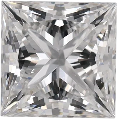 0.96 Carat D VVS2 Princess Lab Diamond