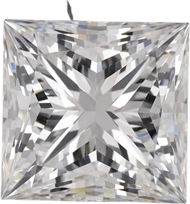 1.03 Carat D VVS2 Princess Lab Diamond