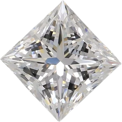 1.03 Carat E VVS2 Princess Lab Diamond