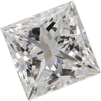 1.04 Carat E VVS2 Princess Lab Diamond