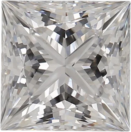 1.09 Carat D VVS2 Princess Lab Diamond