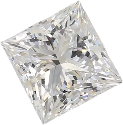 1.09 Carat E VVS2 Princess Lab Diamond