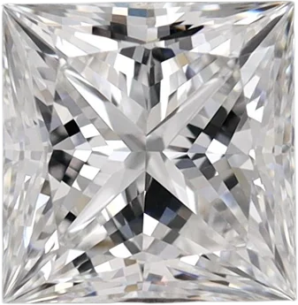 1.22 Carat E VVS2 Princess Lab Diamond