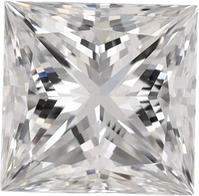 1.23 Carat E VVS2 Princess Lab Diamond