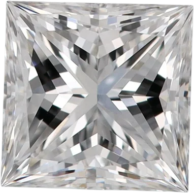 1.23 Carat E VVS2 Princess Lab Diamond