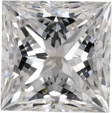 1.26 Carat E VVS2 Princess Lab Diamond