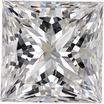 1.34 Carat E VS1 Princess Lab Diamond