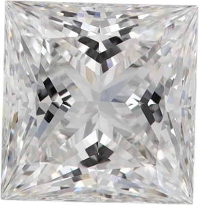 1.34 Carat E VVS2 Princess Lab Diamond