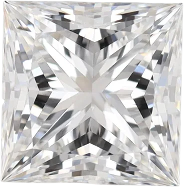 1.35 Carat E VVS2 Princess Lab Diamond