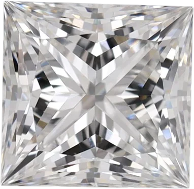 1.35 Carat E VVS2 Princess Lab Diamond