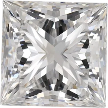 1.35 Carat F VVS2 Princess Lab Diamond