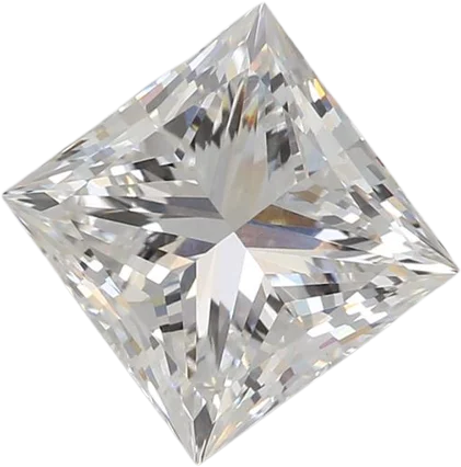 1.5 Carat E VVS2 Princess Lab Diamond