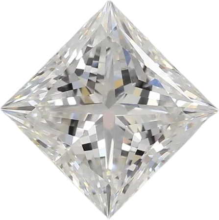 1.5 Carat E VVS2 Princess Lab Diamond