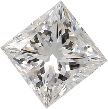 1.51 Carat E VVS2 Princess Lab Diamond