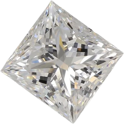 1.53 Carat E VVS2 Princess Lab Diamond