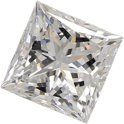 1.53 Carat E VVS2 Princess Lab Diamond