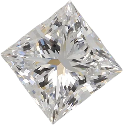 1.53 Carat E VVS2 Princess Lab Diamond