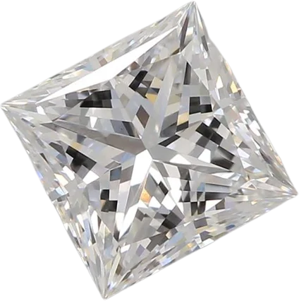 1.55 Carat E VS1 Princess Lab Diamond