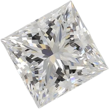 1.55 Carat E VVS2 Princess Lab Diamond