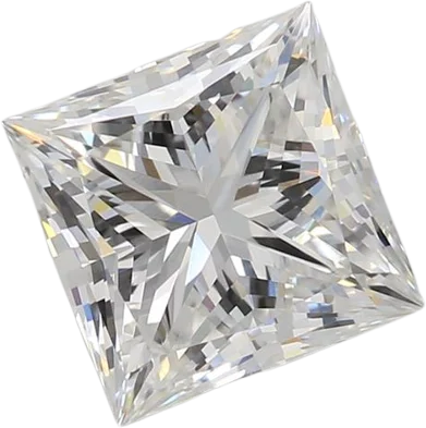 1.55 Carat E VVS2 Princess Lab Diamond