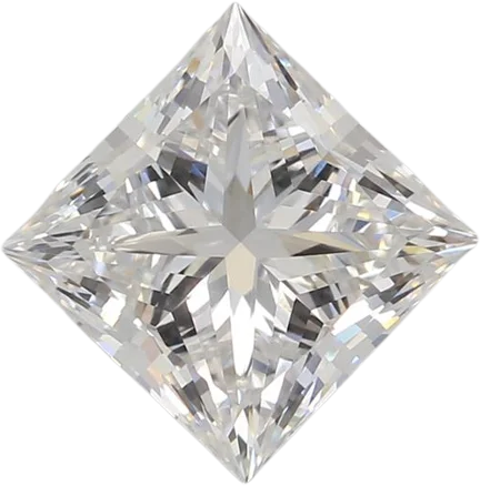 1.55 Carat E VVS2 Princess Lab Diamond