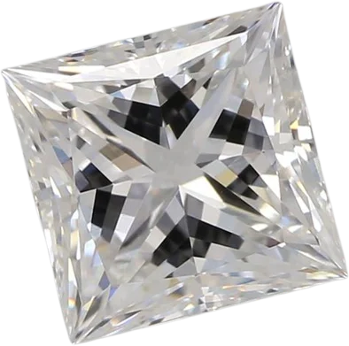 1.55 Carat E VVS2 Princess Lab Diamond