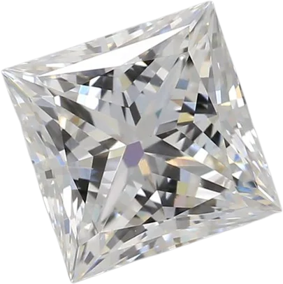 1.55 Carat E VVS2 Princess Lab Diamond