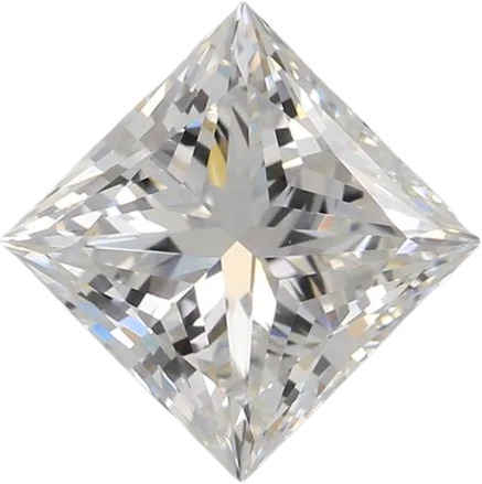 1.55 Carat F VVS2 Princess Lab Diamond