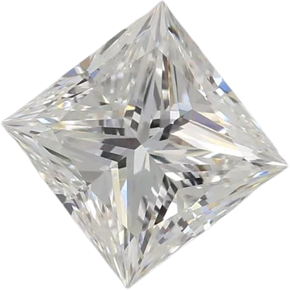 1.55 Carat F VVS2 Princess Lab Diamond