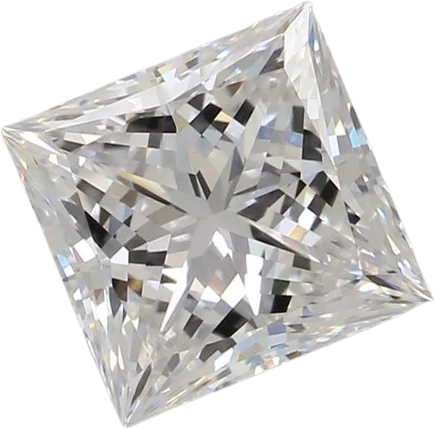 1.57 Carat E VVS2 Princess Lab Diamond