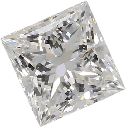 1.57 Carat E VVS2 Princess Lab Diamond