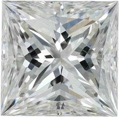 1.57 Carat I VVS2 Princess Lab Diamond