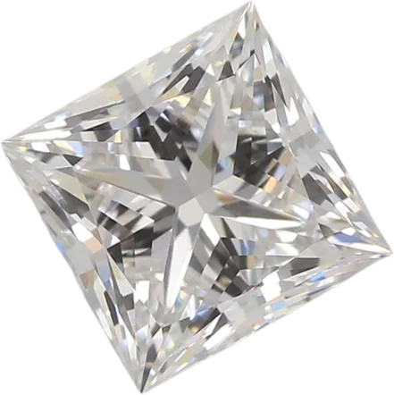 1.58 Carat E VVS2 Princess Lab Diamond