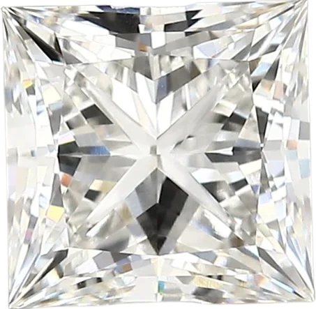 2 Carat F vvs2 Princess Lab Diamond