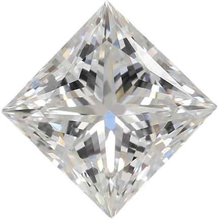 2.05 Carat E VVS2 Princess Lab Diamond