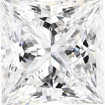 2.22 Carat D vvs1 Princess Lab Diamond