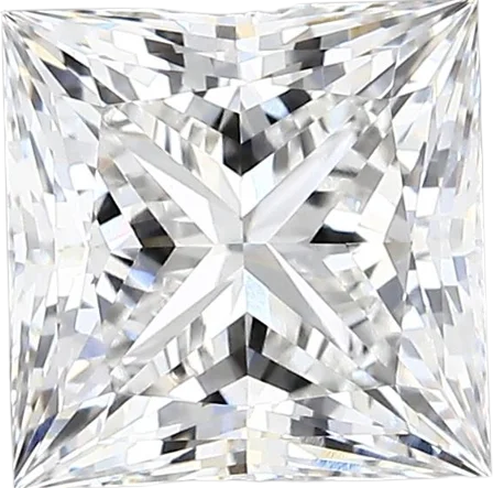 2.23 Carat E vvs2 Princess Lab Diamond