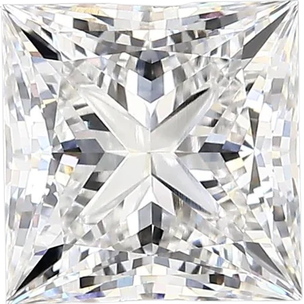 2.61 Carat E vs1 Princess Lab Diamond