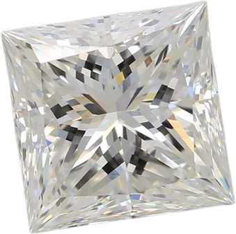 2.72 Carat G VVS2 Princess Lab Diamond