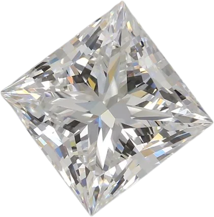 2.74 Carat F VVS2 Princess Lab Diamond