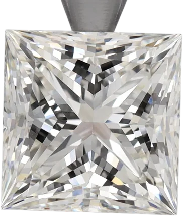 3.05 Carat G VVS2 Princess Lab Diamond