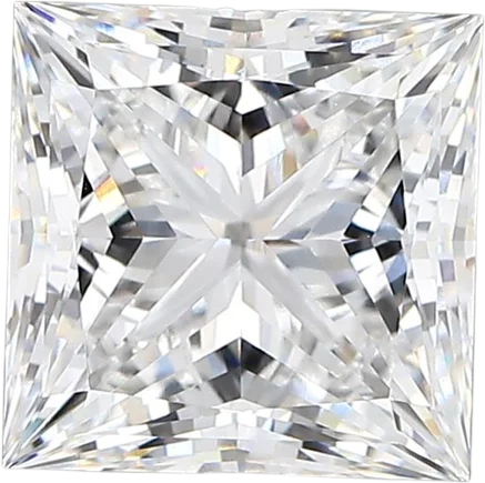 3.26 Carat E vvs2 Princess Lab Diamond