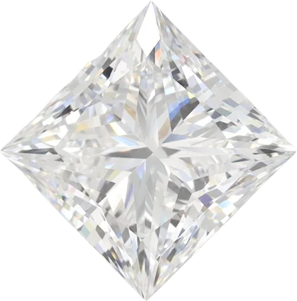 3.69 Carat D IF Princess Lab Diamond