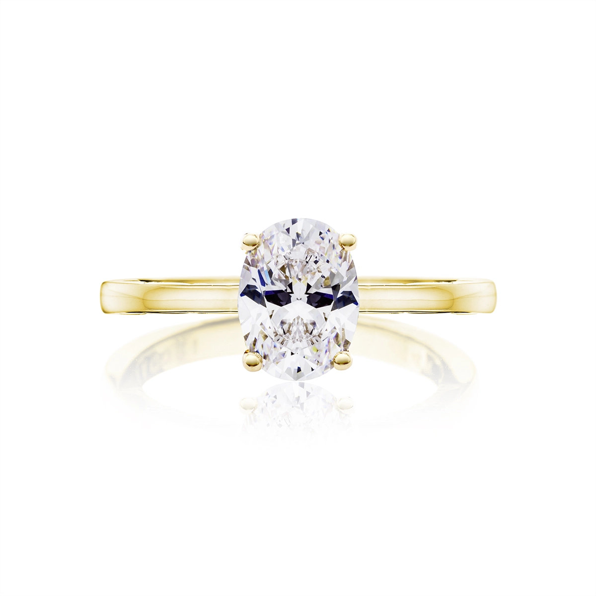 Tacori 14K Yellow Gold Semi Mount Diamond Ring