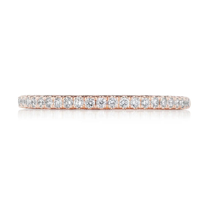 Tacori 18K Rose Gold Dantela Diamond Band